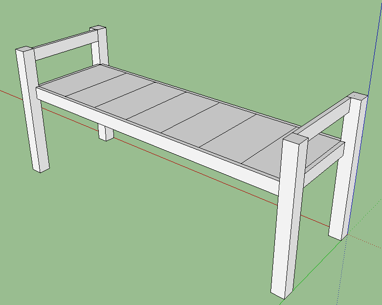 벤치 스케치업1